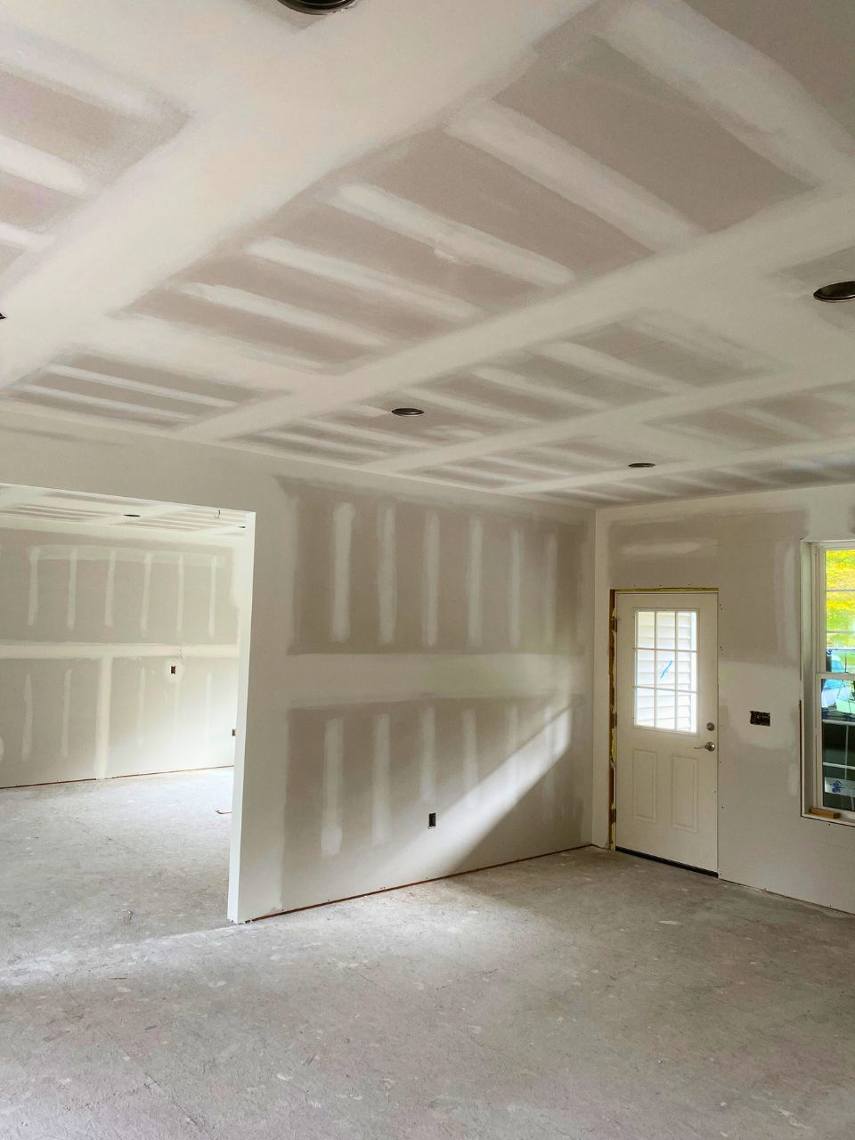 ceiling drywall installation